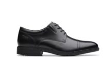 仅限今天!【折后$57.5 包邮】Clarks Steadwell Cap 男士正装真皮皮鞋 三色选