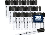 【折后$6 Prime包邮】Quartet 白板干擦笔 黑色 36支!