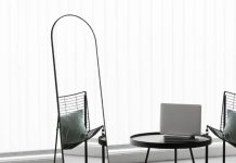 【折后$19.99】CONCETTA 拱形黑色全身镜 59″x16″ !