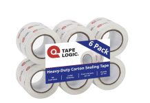 【折后$9.37 Prime包邮】重型打包透明胶带 6卷!