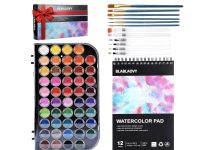 【折后$9.49 Prime包邮】48色水彩油画套装!