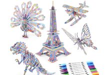 【折后$8.99 Prime包邮】3D彩色拼图套装!