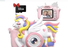 【折后$9.49 Prime包邮】儿童可爱独角兽相机!