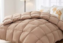 【折后$39.99 包邮】100%纯棉罩羽绒纤维被子 Queen Size!