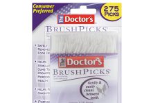 【折后$3.36 Prime包邮】The Doctor’s BrushPicks 牙缝清洁刷牙签 275支装