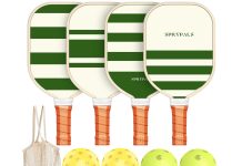 【折后$19.79 Prime包邮】Pickleball 匹克球四人球拍套装!