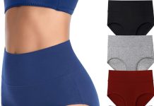 【折后$8.99 Prime包邮】女士舒适高腰内裤 5条装!