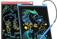 【折后$6.99 Prime包邮】10寸彩色液晶写字板 2件装