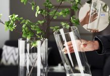 【折后$10.99 Prime包邮】亚克力防碎透明花瓶 两个!