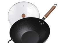 【折后$29.99 Prime包邮】13英寸带盖碳钢不粘中式炒锅!