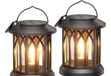 【折后$14.94 Prime包邮】复古太阳能壁灯 两个!