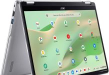 罕见58折拼手速!【折后$250 包邮】Acer Chromebook Spin 314 14英寸翻转触控笔记本电脑