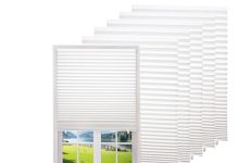 【折后$19.99 Prime包邮】免打孔临时纸百叶窗帘 6片