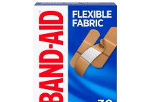 【折后$2.79 Prime包邮】Band-Aid 邦迪多尺寸弹性织物创可贴 30片装