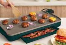 【折后$20】Bella 带保温托盘电烤盘烤锅 10″x20″