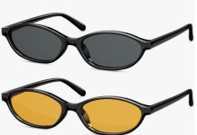 【折后$6.49 Prime包邮】复古猫眼太阳镜