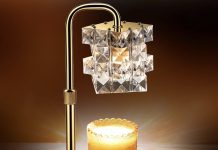 【折后$12.99 Prime包邮】精美水晶融烛灯!