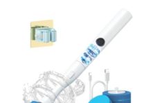 清洁更轻松!【折后$9.97 Prime包邮】免弯腰电动马桶刷套装