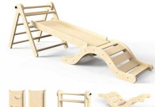 【折后$56.49 包邮】七合一木质宝宝攀爬架!