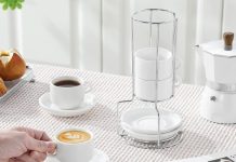 【折后$12.99 Prime包邮】MALACASA 咖啡马克杯陶瓷套装!