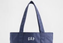 【折后$12.74 包邮】Gap Logo 帆布托特包 多色选
