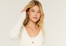 【折后低至$19.99】Hollister Cable-Knit Icon 经典V领麻花针织毛衣 三色选