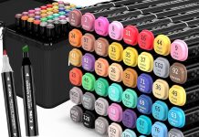 【折后$9.99 Prime包邮】双头马克笔 48色