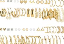 【折后$7.49 Prime包邮】时尚耳钉套装 36对!!