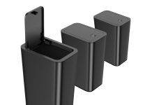 【折后$17.99 Prime包邮】带盖按压式 10升垃圾桶 3个!