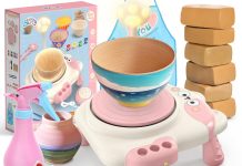 【折后$14.99 Prime包邮】儿童电动陶艺机套装