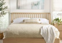 【折后$69.6 包邮】Better Homes & Gardens 木质床 Queen Size!