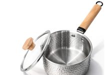 【折后$19.99 Prime包邮】三层复合不锈钢奶锅 1.8QT木柄