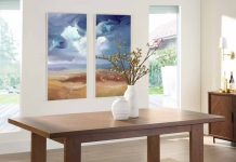 清仓好价!【折后$131.5 包邮】Better Homes & Gardens Ezra 72英寸胡桃木餐桌