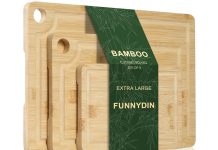 【折后$15.99 Prime包邮】竹制砧板三件套!