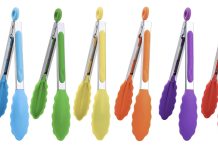 【折后$10.99 Prime包邮】彩色硅胶食物夹 6个!