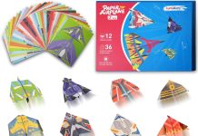 【折后$6.48 Prime包邮】儿童折纸飞机套装