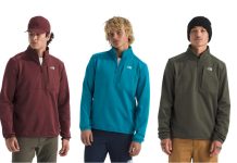 【折后$56 包邮】THE NORTH FACE 男士抓绒1/4拉链外套 两色选