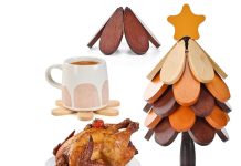 【折后$8.99 Prime包邮】木质隔热垫 5个