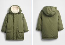 6M-2Y捡漏!【折后$12.99 包邮】babyGap 儿童防水加厚连帽棉服