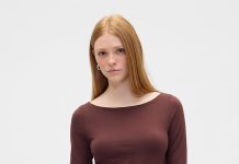 【折后$5.39 包邮】Gap 女士船领长袖弹力T恤 多色选