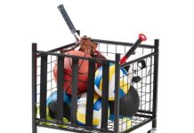 【折后$24.99 Prime包邮】LUGO SC-21 滚轮钢制收纳车