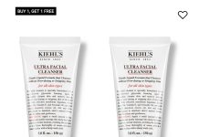 买一送一!【折后$26】Kiehl’s 高保湿洁面 150ml*2支!
