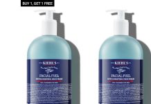 最大容量买一送一!【折后$69 包邮】Kiehl’s 科颜氏男士洗面奶 1L×2瓶