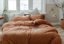 【折后$17.82 Prime包邮】100%针织纯棉 被套+枕套三件套 Queen