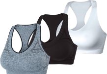 【折后$17.63 Prime包邮】Hanes 女士无缝工字背运动内衣 3件装