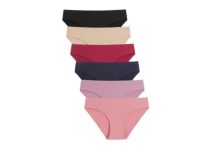 【折后$12.74 Prime包邮】女士无痕冰丝内裤 6条装