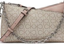 【折后$51.2 包邮】Calvin Klein 女士链条单肩斜挎包 多色选