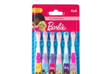 【折后$4.08 Prime包邮】Brush Buddies 芭比儿童牙刷 6支装