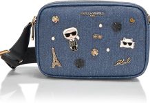 【折后$68.1 包邮】Karl Lagerfeld 女士简约斜挎包