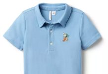 6m-12岁!史低!【折后$16.31 限时包邮】Janie and Jack 男童复活节兔子翻领POLO衫